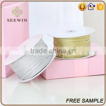 Flower Packing 3mm Silver Gold Gift Box Ribbon photo-2