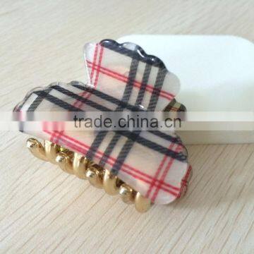 Fashion Hair Accessories 4.5CM Acetata Flower Hair Claw For Women photo-2