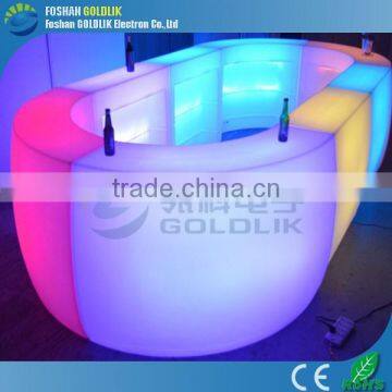 Illuminated LED Light Furniture Bar Counter