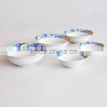 Mixing Bowl, Porcleain with Decal Printing