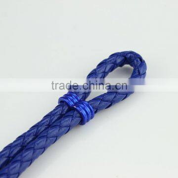 Wholesale Handmade Leather Anchor Bracelet for Men photo-4