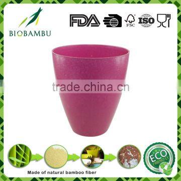 Pro-environment OEM available Portable fiber recyled garden pot