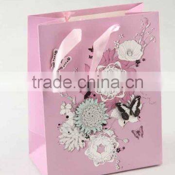 Printed Foldable Gift Bag With 3D Butterfly Patterns/Shopping Paper Bag photo-2