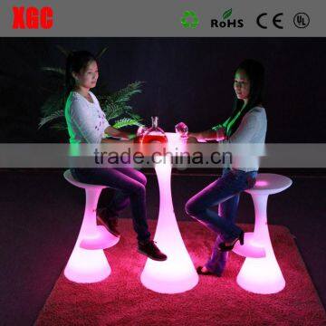Light up Colored Plastic Wedding Rental Events Furniture With RGB Led photo-3