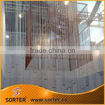 Decorative White Polyester String Curtain Vertical Blinds for Divider photo-5