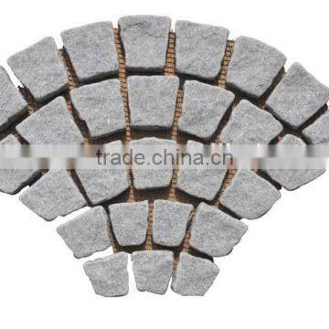 Fanned Paving Stone Cheap Driveway Paving Stone Fan Shape Granite Paving Stone photo-2