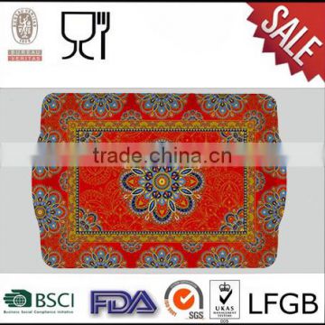 Classic melamine breakfast trays wholesale melamine trays