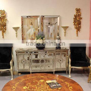 MD-2204-04 Antique Reproduction Chair With Black Velvet photo-5