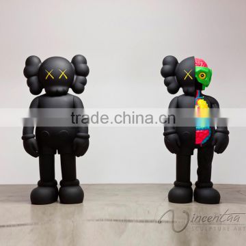 Modern art sculpture home decor kaws companion