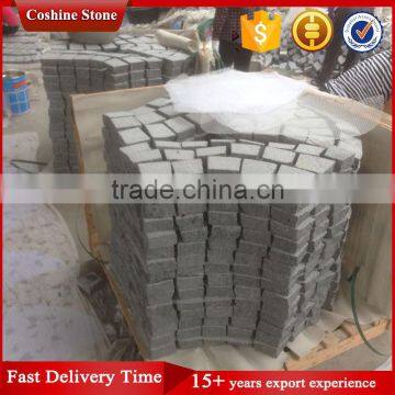 Fan Shape Stone Pavers Outdoor Grey Paito Mesh Back Pavers photo-5