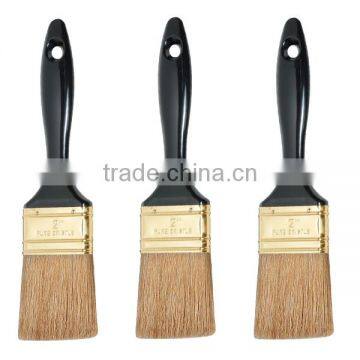 2" Pure Bristle Black Plastic Handle High Quality Paint Brush photo-4