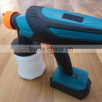 Wireless 18V Lithium Battery Powered Handheld Small Portable Mini HVLP Painting Sprayer Machine Electric Rechargeable Spray Gun photo-2