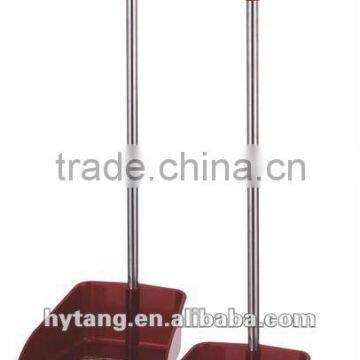 single plastic long handle dustpan