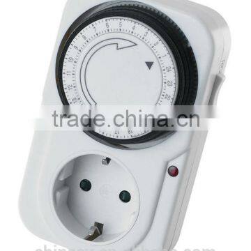 24-hour Mechanical Timer with Compact and Elegant Design for Easy Operation, 48 On/Off Programs