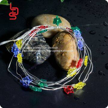 Maple Colorful Copper String Shaped Battery Operated Mini Fairy Firefly Christmas Holiday Decoration Light String photo-4