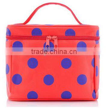 Dotted Option Color Microfiber Make Up Bag With Mirror photo-2