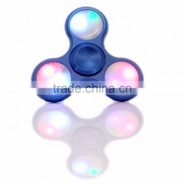 China Factory Newest Release Stress Fidget Toys Finger Spinner With LED Light photo-4