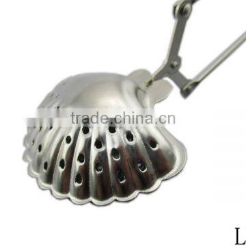Shell Design Stainless Steel Tea Strainer photo-3