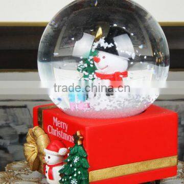 Hot Sale Gifts Musical Christmas Snow Globe Handwork Christmas Snow Globe photo-3