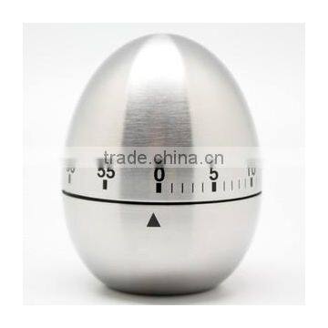 Cute design Stainless Steel Egg Shape Kitchen Digital Timer