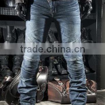 Skinny light blue funky men jeans in wash