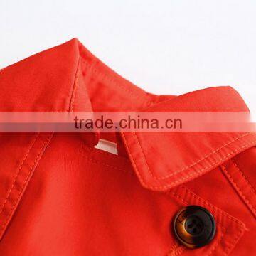 Fall 2016 Childrens Korean Fashion Clothing Long-sleeve Cotton Trench Coat photo-3