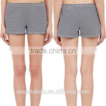 Hot Sale Women Stripe Custom Boxer Shorts Wholesale OEM Service photo-3