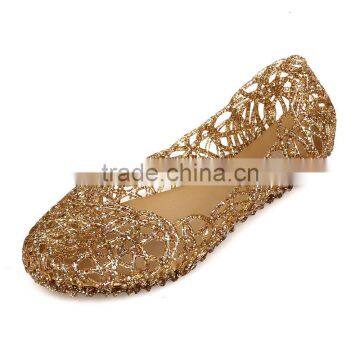 HFR-YS20 2017 new summer female hollow plastic PVC crystal mesh jelly hole shoes