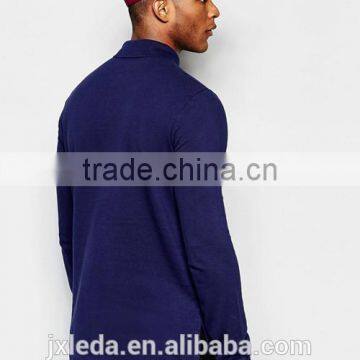 Sports Long Sleeves Men Pique Polo Shirt, Personalized Custom Polo Shirt Importer, Gym Golf Polo T-shirt Wholesale photo-2