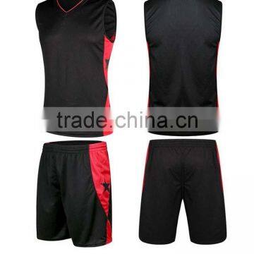 Men new pop plain basketball jersey set