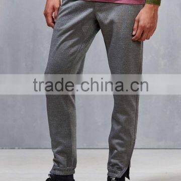 Classic Grey Zipper Sprinter Jogger Pants for Man photo-2