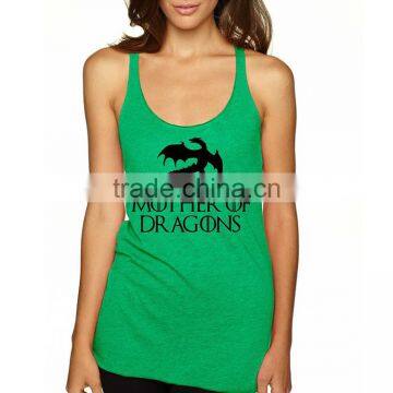 Women 100 Cotton New Model Wholesale Custom Silk Screen Printed Tank Top photo-5