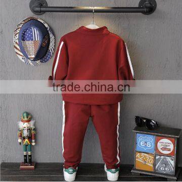 Fashion Casual Cotton Kids Boys Sport Clothes and Zip up Hoodies Sport Wear Sets photo-4