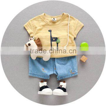 S17123A Latest Summer Cotton Child Shorts Boys Short Pants photo-3