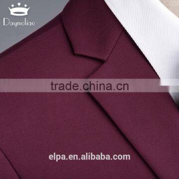 2016 New Fashion Daynoliao 2 Pieces Wholesale Suits Offical Business Red/Blue/Black Men Suits for Wedding photo-4