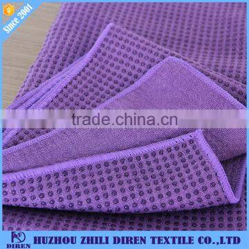 2017 Hot Sale Machine Washable Yoga Towel With Non-slip Silicone Dots Microfiber Towel photo-6