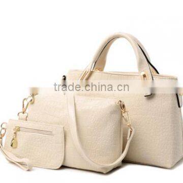 DY0061Z Fashional Snakeskin Ladies pu Bag Set 3pcs Bag Set photo-2