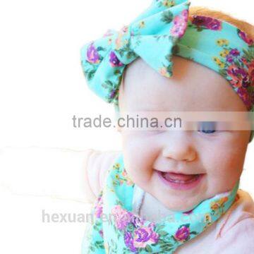 Kids Girls Bow Hairband Turban Knot Rabbit Ear Headband Cotton Headwear photo-2