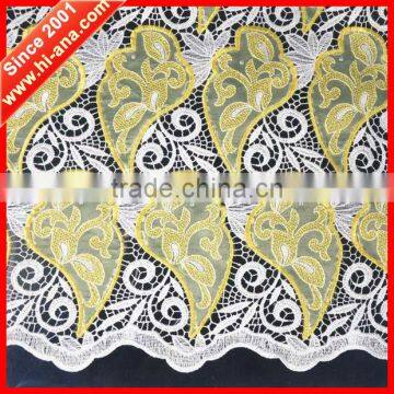 Cord Guipure Lace Fabric Wholesale,african Lace Fabrics,chemical Lace Embroidery Fabric photo-4