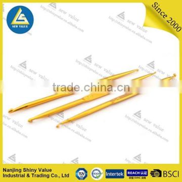 OEM golden double pointed crochet hook knitting needles