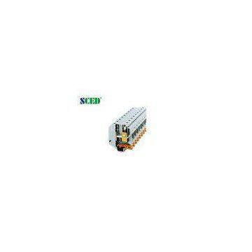 25.0mm , AWG 2 - 4 / 0 , Din Rail Terminal Blocks With Right Angle Wire Inlet