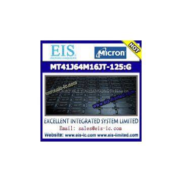 MT41J64M16JT-125:G - MICRON - DDR3 SDRAM MT41J256M4 – 32 Meg x 4 x 8 banks MT41J128M8 – 16 Meg x 8 x 8 banks MT41J64M16 – 8 Meg x 16 x 8 banks