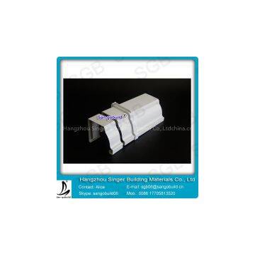 PVC plastic rain colored gutters