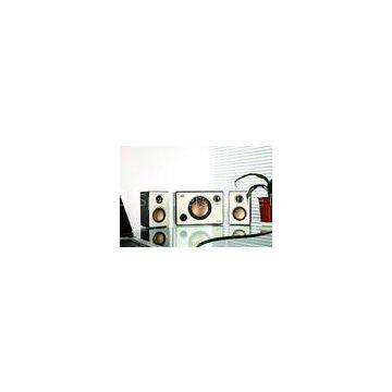 White / Black 2.1 Multimedia Speaker System with USB SD Port and FM Remote Control