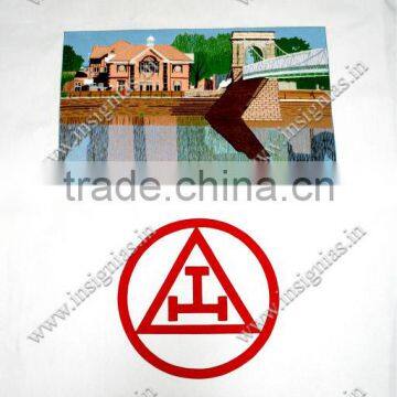 Mesonic Banner Embroidery