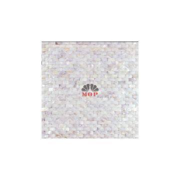 3D brick mother of pearl seamless wall tile