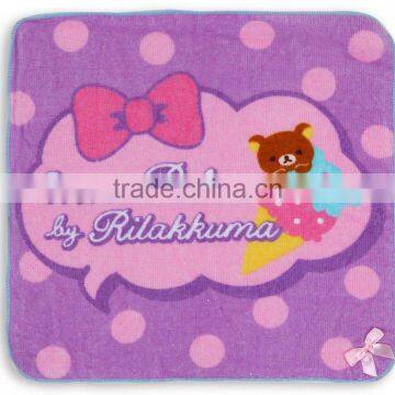 Cotton Small Square Printed Towel photo-1
