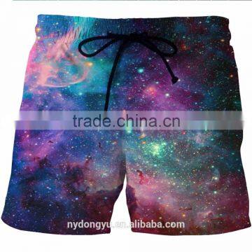 Men Fast Dry Sword Cat Beach Shorts/ Blue l na Creative Plus Size Beach Shorts With Pockets / Printed Sports Beach Wear photo-3