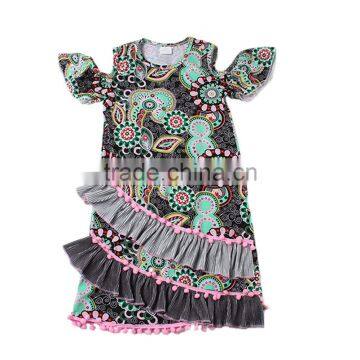 Yawoo Off-shoulder Ruffles Maxi Dress Adorable Baby Clothes Baby Girl Summer Dresses