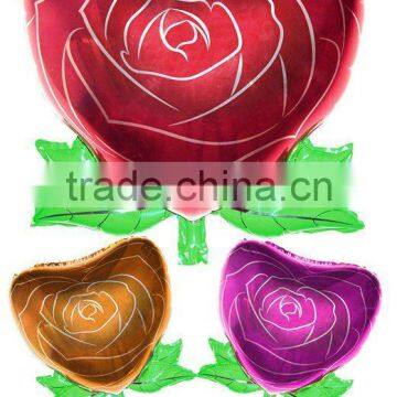 fashion rose foil balloon